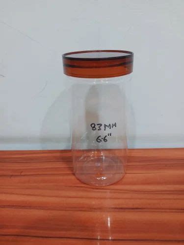 Transparent Round Pet Jar With Crystal Lids At Rs 11 5 Piece In