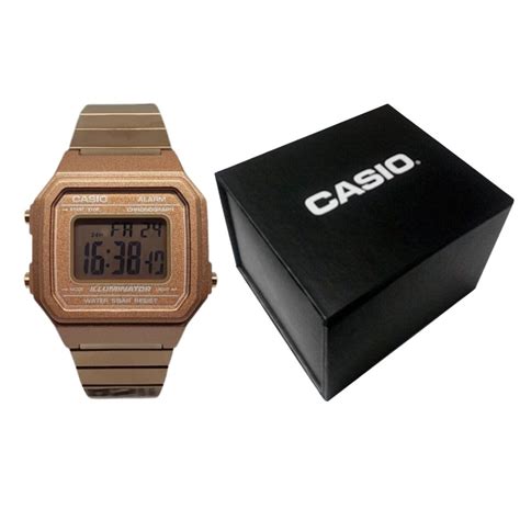 Relógio Casio Feminino Digital Vintage Rose B650WC 5ADF Submarino