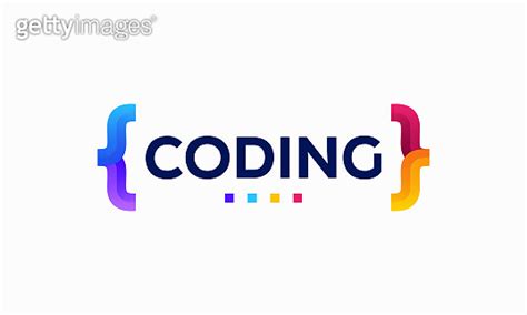 Colorful Coding Logo Designs Template Modern Code Logo For Programmer