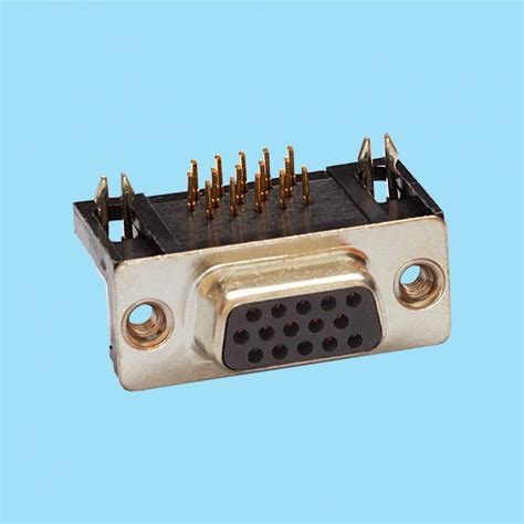 Conector Hembra Sub D Alta Densidad Acodado