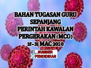 Tugasan Guru Sepanjang Perintah Kawalan Pergerakan Mac