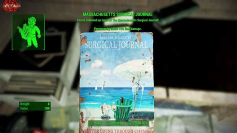 Fallout 4 Massachusetts Surgical Journal Magazine 9 YouTube