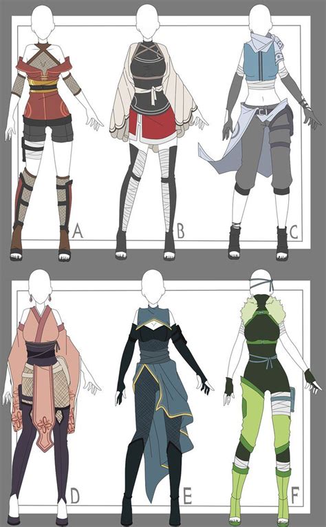 Anime Ninja Outfit Drawing