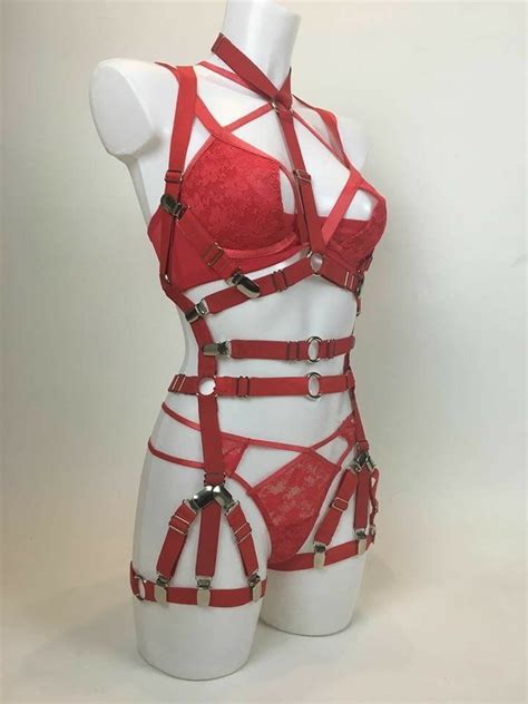 Sexy Garter Women Lingerie Set Gothic Erotic Harness Etsy Artofit