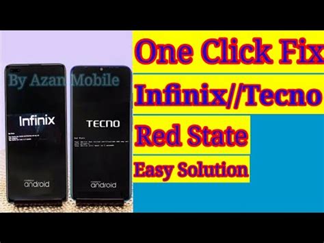 All Tecno All Infinix Red State Problem Solved One Click Power Hot Smart Spark