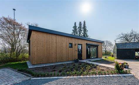 Een Houten Prefab Woning Bij Oosthuis Prefab Woningen