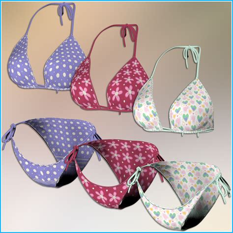 Beach Fun For Maisie Bikini 3D Figure Assets Karanta