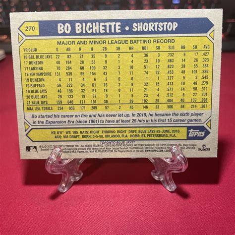 Topps Archives Topps Design Bo Bichette For Sale