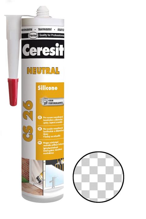 Silikon Ceresit CS 26 transparent 300 ml Koupelny Stavební chemie