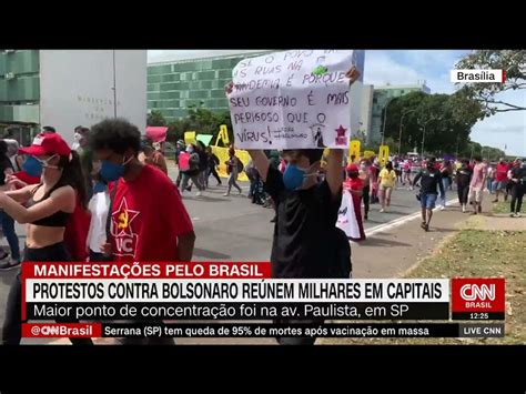 Protestos contra o governo Bolsonaro reúnem milhares em capitais CNN