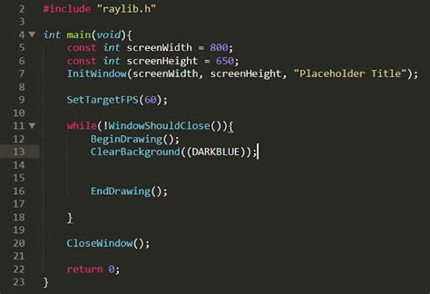 Raylib Game Development Basics