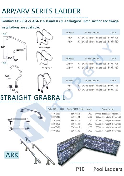 3 Steps Pool Ladder Factory Wholesale High Quality Stainless Steel