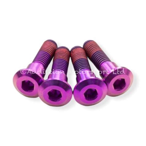 Triumph Street Triple Purple Titanium Rear Disc Rotor Bolts Screws