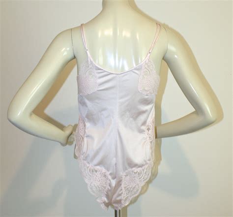 S TEDDY BABY DOLL Lingerie Vintage S Romantic Pink Etsy