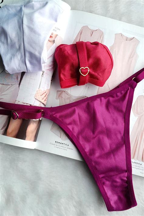 Calcinha Cirr Fio Duplo Regulagem Cora O Bbm Lingerie Lingerie Direto Da F Brica