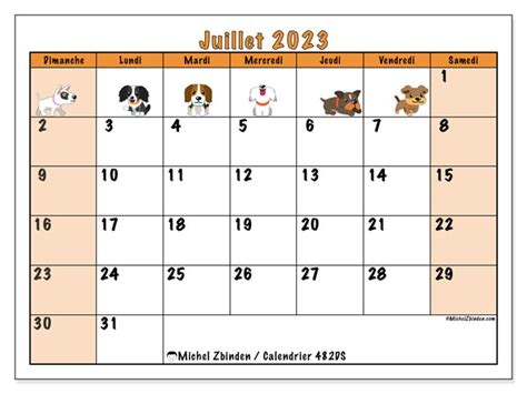 Calendrier juillet 2023 à imprimer 482DS Michel Zbinden MC Hot Sex