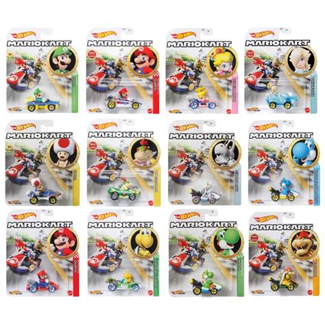 X Hot Wheels Mario Kart Bundle Rosalina Bowser Jr Dry Bones Peach Etc Eur