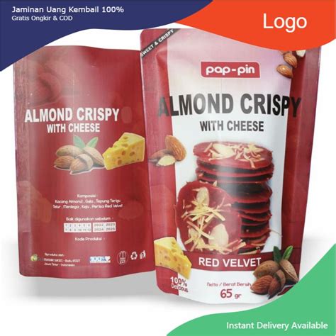 Jual Almond Crispy Cheese Red Velvet Oleh Oleh Khas Malang Snack