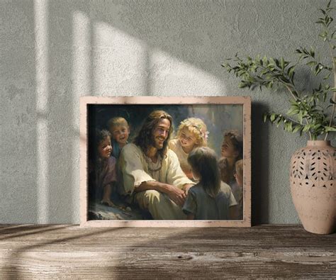 Christ Portrait Christian Printable Wall Art Christian T Christian Art Prints Jesus Art