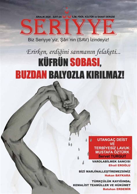 Seriyye Dergisi Aylık İlim Fikir Kültür ve Sanat Dergisi