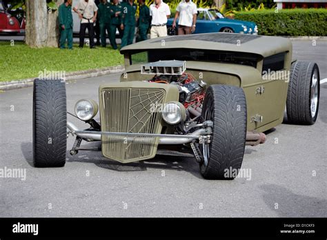 Extremely Customised Low Rider Hot Rod Car Thailand S E Asia Stock Photo Alamy