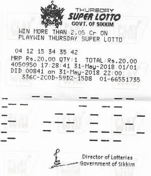 Thursday Super Lotto | India Lotto