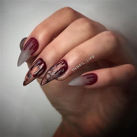 Bloody Nail Art Is Trending on Instagram and We Are Dying! - Nailpro