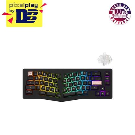 Akko ACR Pro Alice Plus RGB Hot Swappable Mech Keyboard Spray Painted Black Akko Crystal Switch
