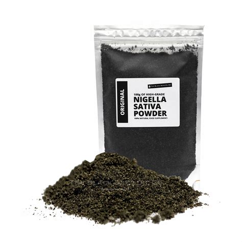 Ground Nigella Sativa Seeds (Powder) - 100g - The Black Seed Oil Company