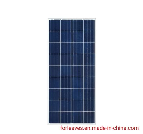 150W 160W Polycrystalline Off Grid Photovoltaic Glass Solar Panel