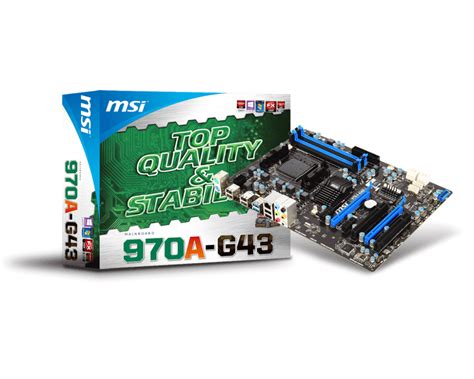 Specification 970A-G43 | MSI Global - The Leading Brand in High-end ...