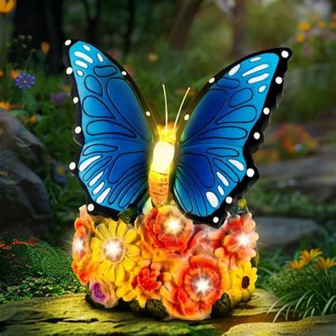 Amazon Metal Butterfly Solar Garden Decor For Outdoor Lawn