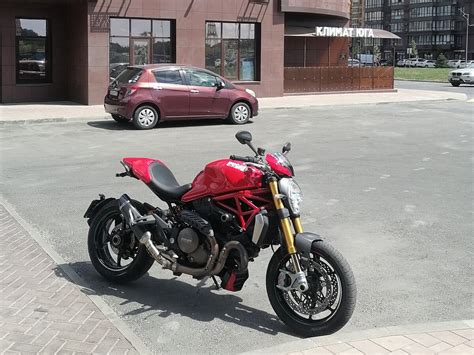 Купить б у Ducati Monster 1200 инжектор 6 передач в Краснодаре красный naked bike 2015 года на