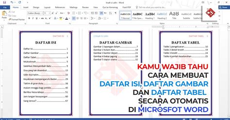Cara Cepat Membuat Daftar Isi √ Cara Membuat Daftar Isi Otomatis Di