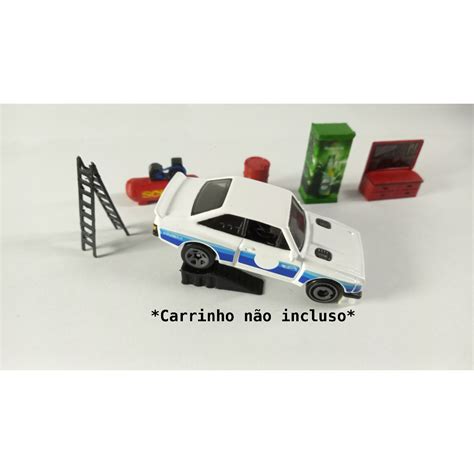 Kit Diorama E Maquete Garagem Pe As Miniaturas Escala Hot Wheels Ou Matchbox Shopee Brasil