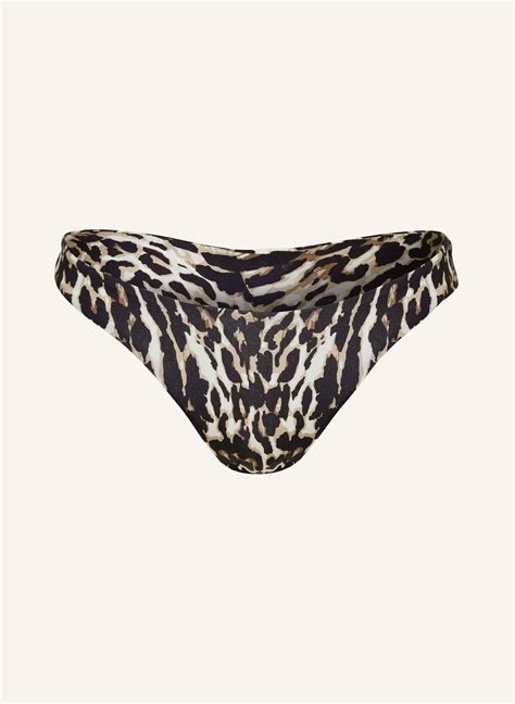 MRS HUGS Brazilian Bikini Hose In Schwarz Braun Weiss