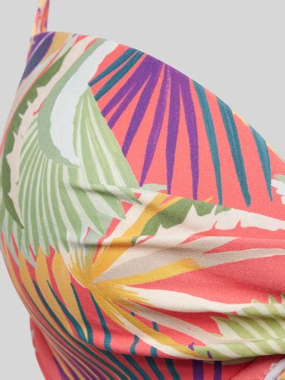 Esprit Bikini Oberteil mit Spaghettiträgern Modell PALM BEACH koralle melange online kaufen