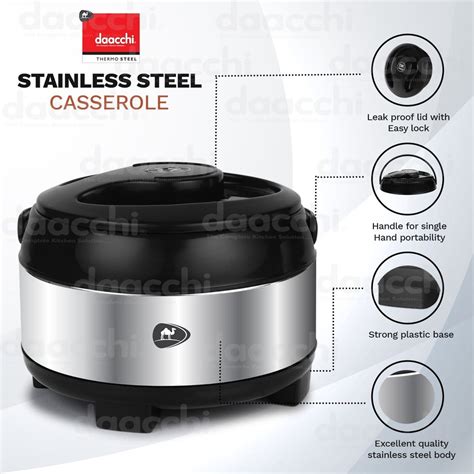 Daacchi Stainless Steel Insulated Casserole Hot Pot Ml Ml At Piece In New Delhi