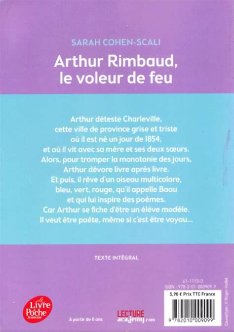 Couvertures Images Et Illustrations De Arthur Rimbaud Le Voleur De