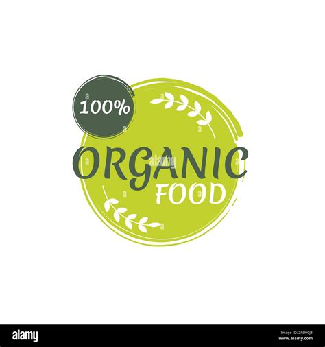 Eco Bio Organic And Natural Products Sticker Label Badge And Logo