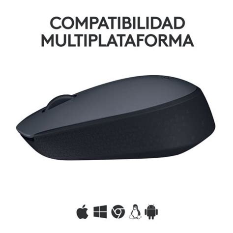 Logitech M170 RF Ratón Óptico Inalámbrico 1000DPI PcComponentes