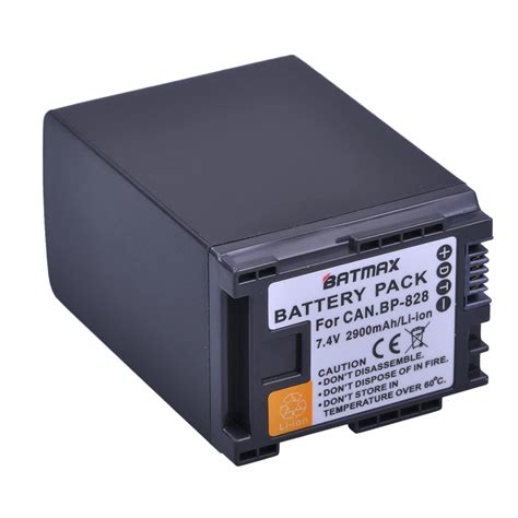 1Pcs 2900mAh BP 820 BP 820 BP 828 Batteries for Canon VIXIA GX10, XF400 ...