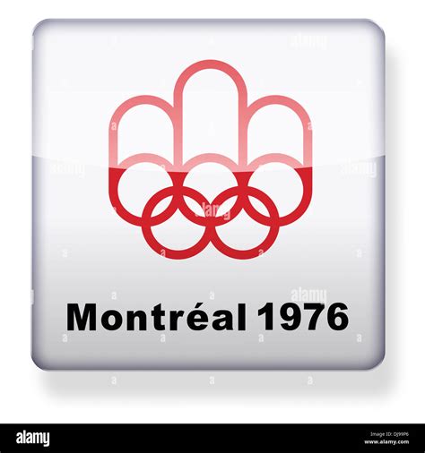 Juegos Ol Mpicos De Montreal Logotipo Como El Icono De Una