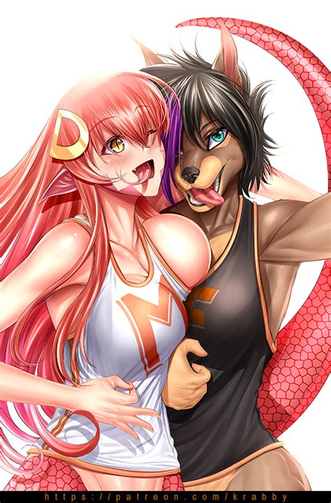 Commission Girls Selfie Miia And A Oc By Krabby Hentai Foundry