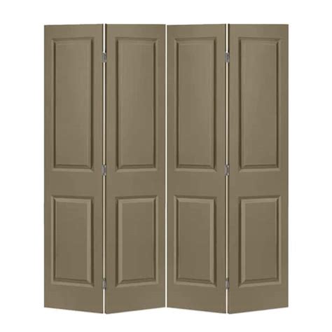 CALHOME 60 In X 80 In 2 Panel Olive Green Painted MDF Composite Bi