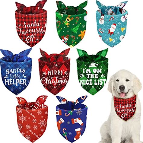 Christmas Dog Bandanas And Scarves