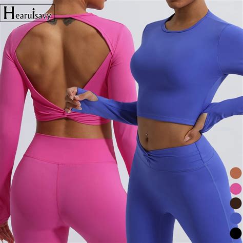 Hearuisavy Spring Naked Feeling Beautiful Back Sports Yoga Crop Top Gym Bra Pads Women Fitness