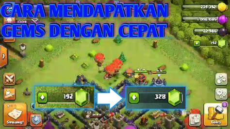 Cepat Cara Mendapatkan Gems Permata Di Clash Of Clan Dengan