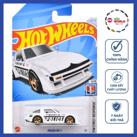 Xe mô hình Hot Wheels basic Cảnh sát Police Mazda RX 7 HTB62 Shopee Việt Nam