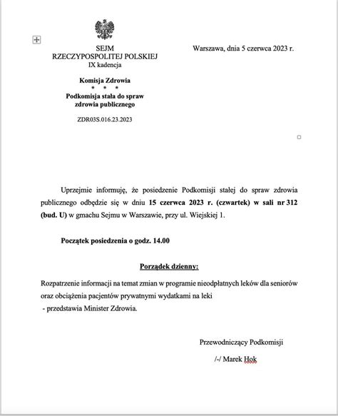 Arkadiusz Pączka on Twitter RT Public PolicyPL Posiedzenie